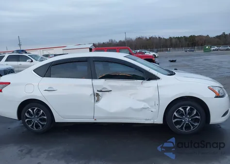 2014 Nissan Sentra Sv из США, поврежденный, VIN 3N1AB7AP2EY248270